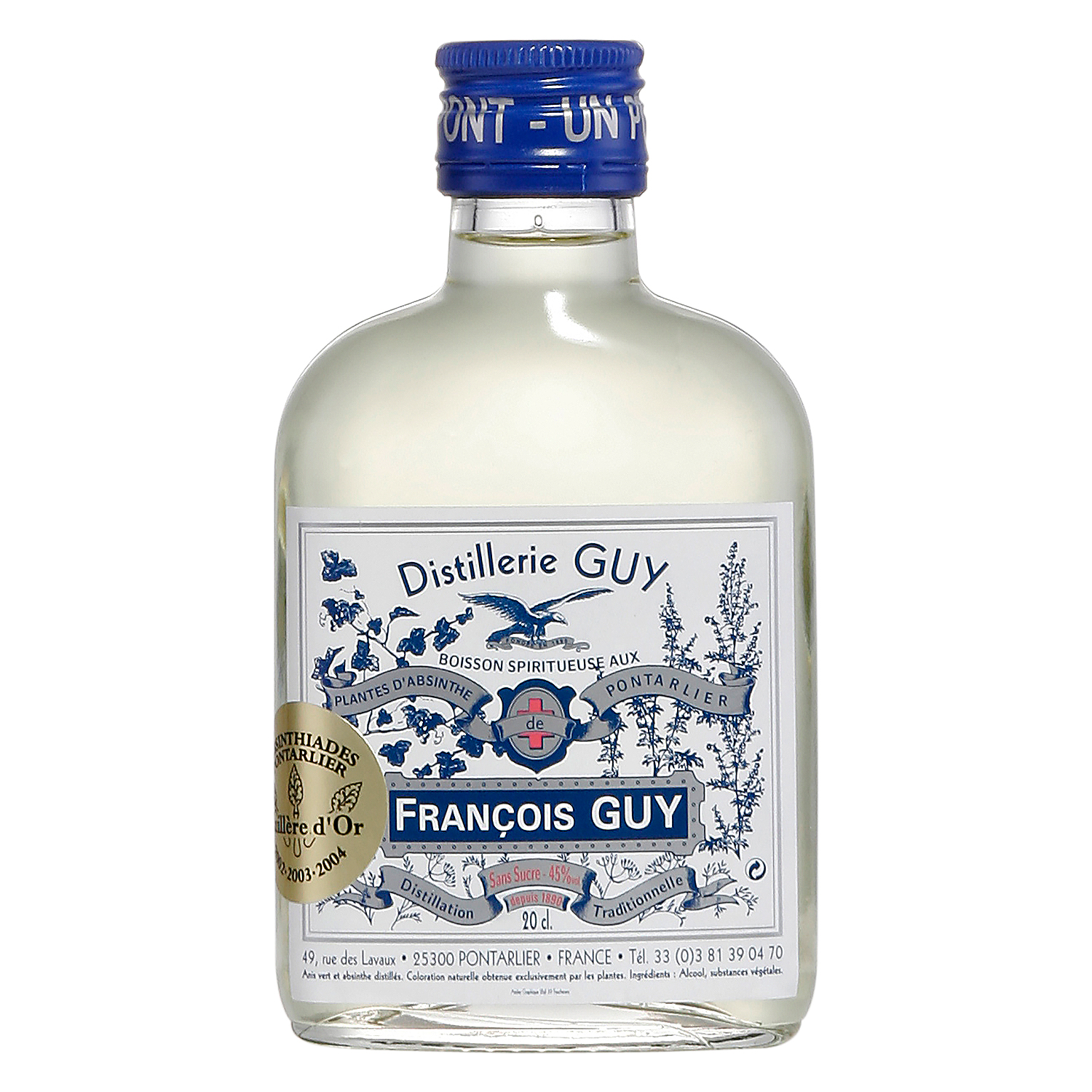 Absinthe Francois Guy hip flask