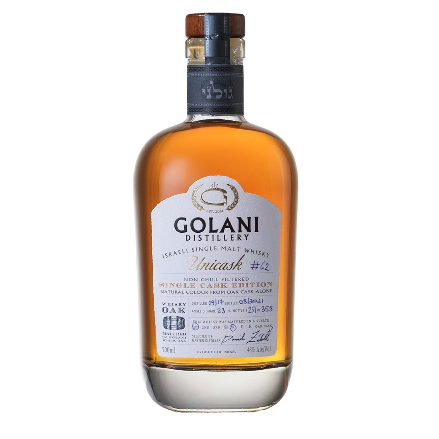 Golani Unicask Whisky Oak Single Malt 700 ml